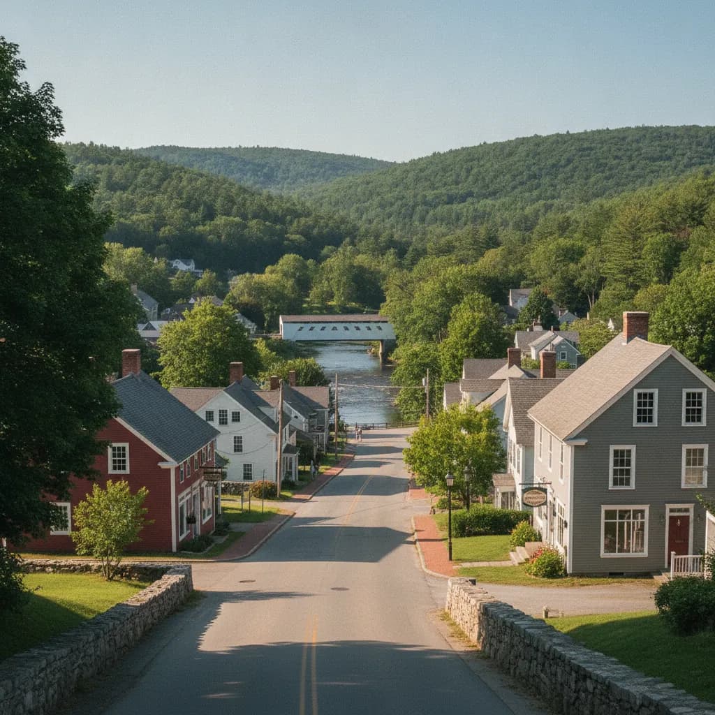 View of Barkhamsted, CT