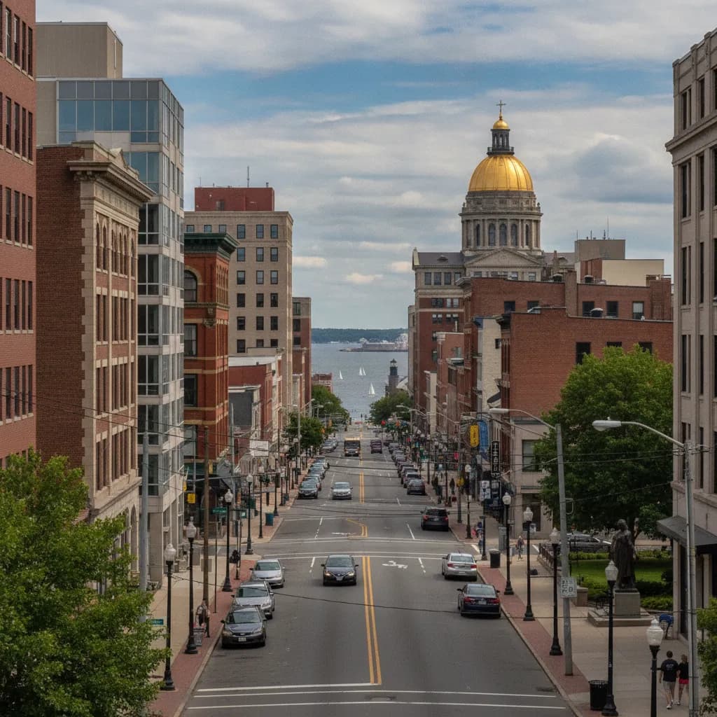 View of Bridgeport, CT