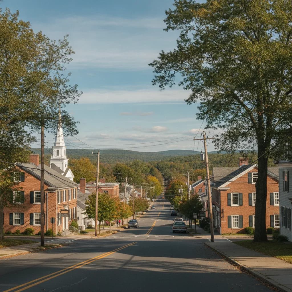 View of Burlington, CT
