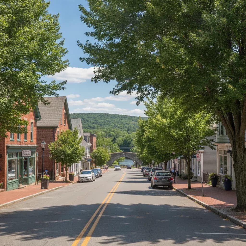 View of Canton, CT