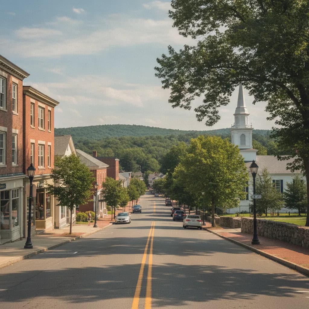 View of Cheshire, CT