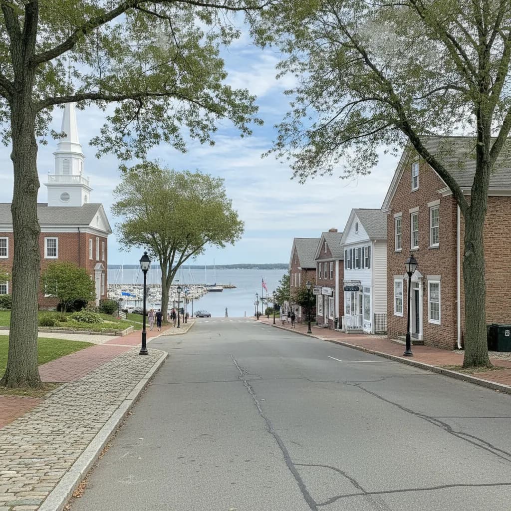 View of Clinton, CT