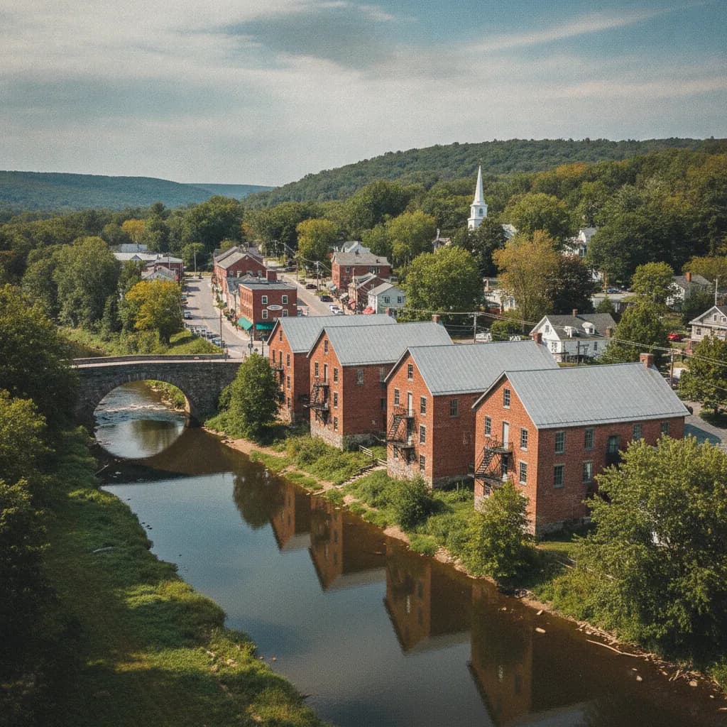 View of Collinsville, CT