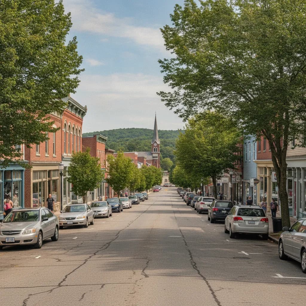 View of Danielson, CT