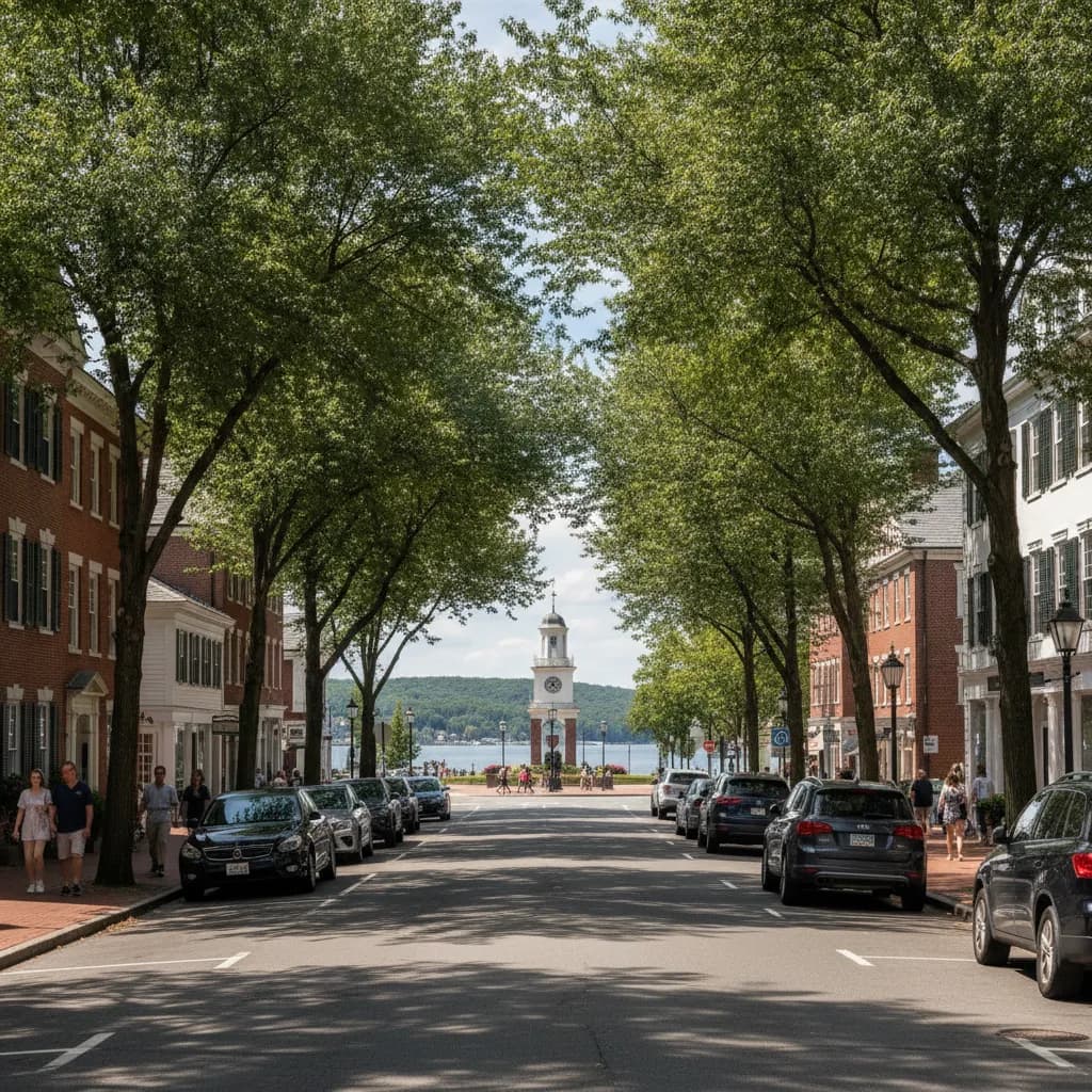 View of Greenwich, CT
