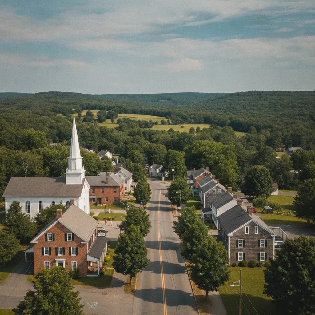 View of Griswold, CT