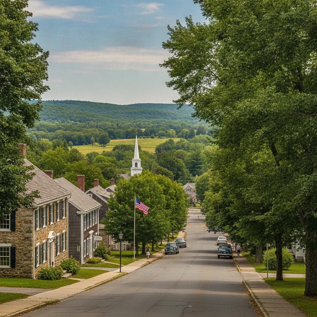 View of Harwinton, CT