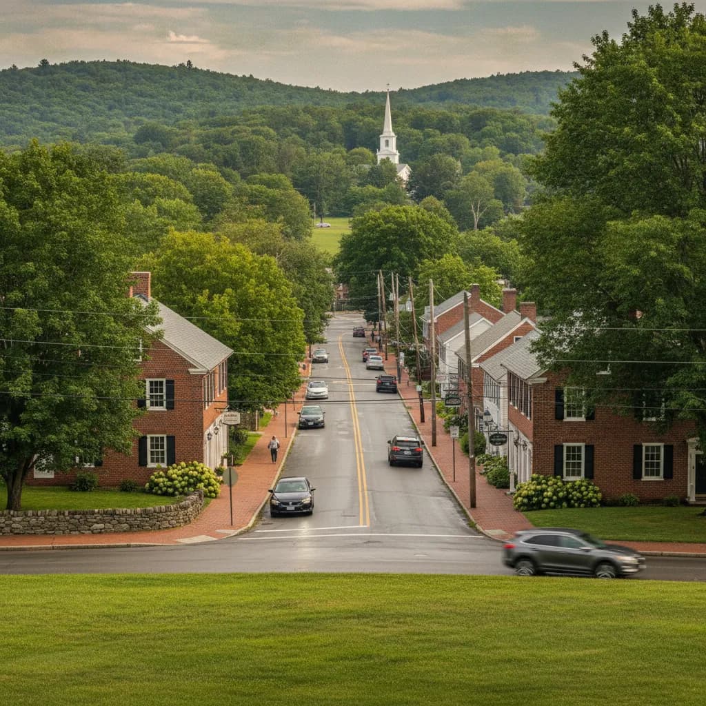 View of Lebanon, CT