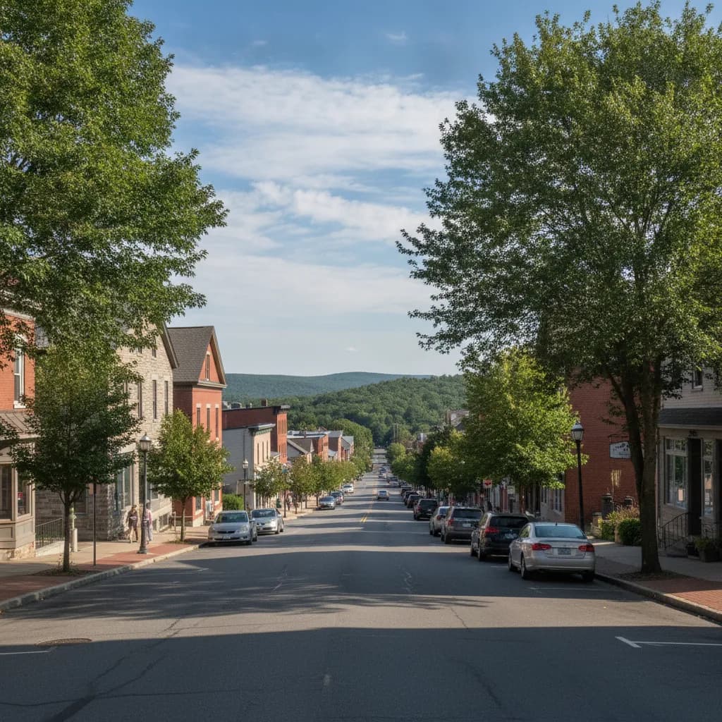 View of Manchester, CT