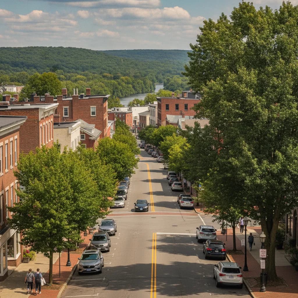 View of Middletown, CT