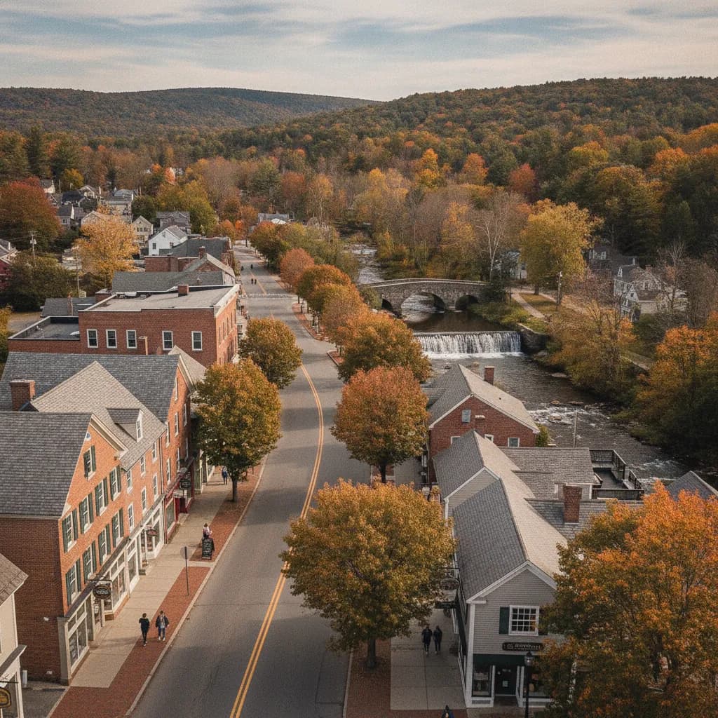View of Montville, CT