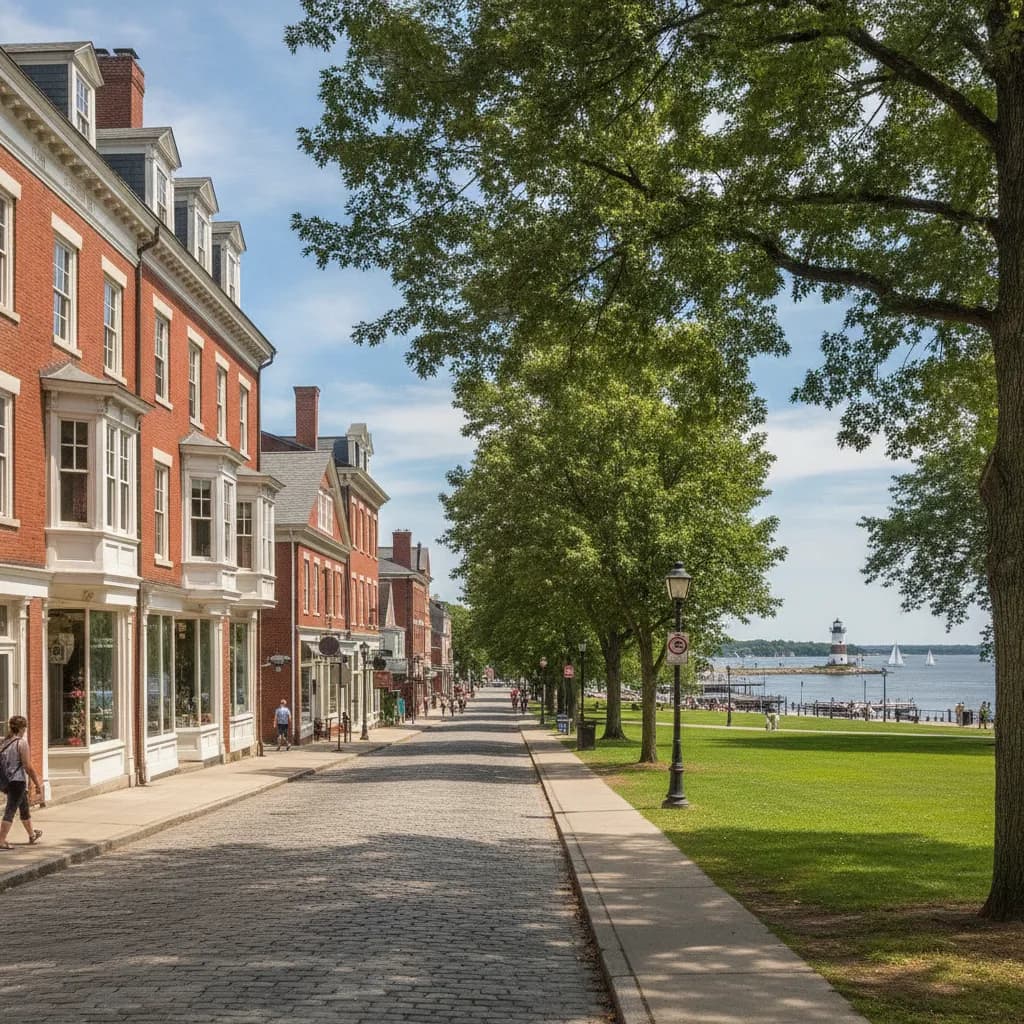 View of New London, CT