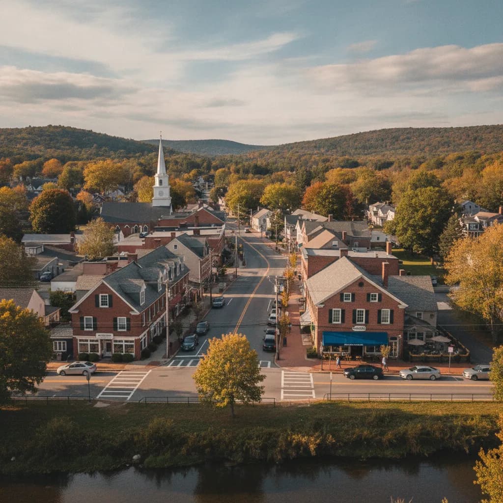 View of North Branford, CT
