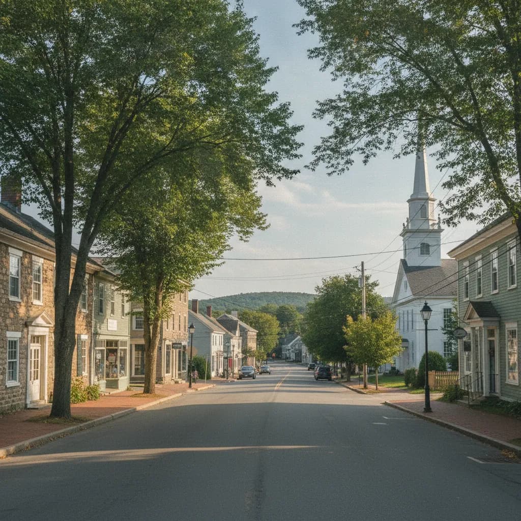 View of Northford, CT