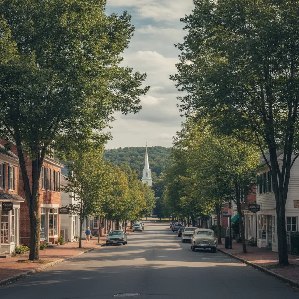 View of Oronoque, CT