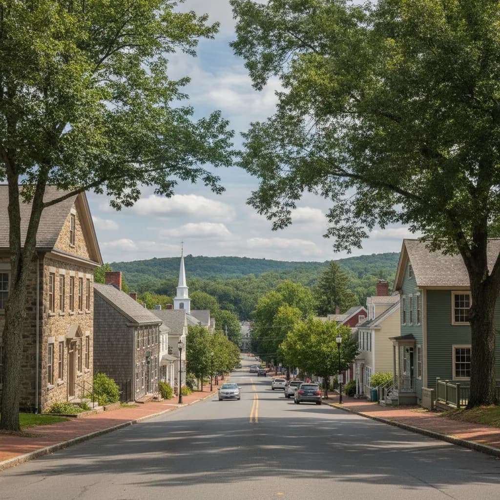 View of Oxford, CT
