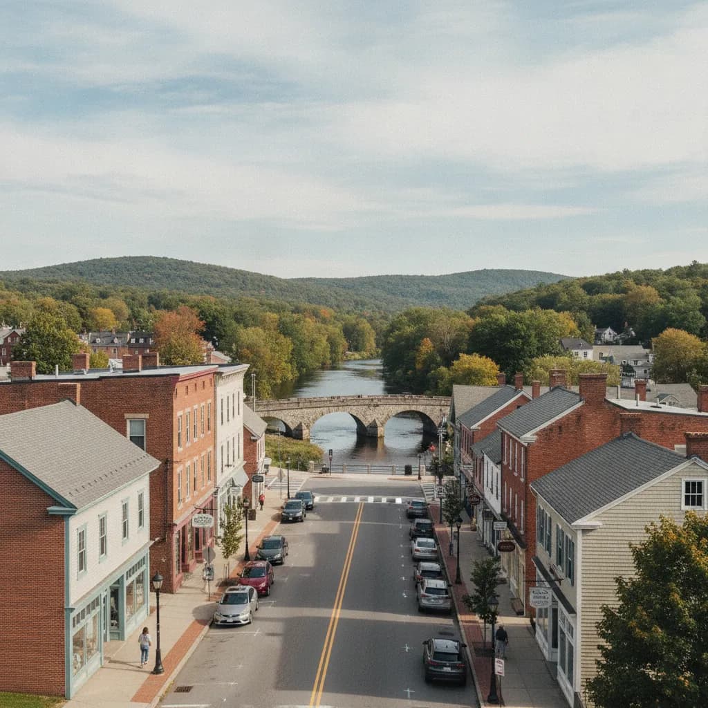 View of Pawcatuck, CT