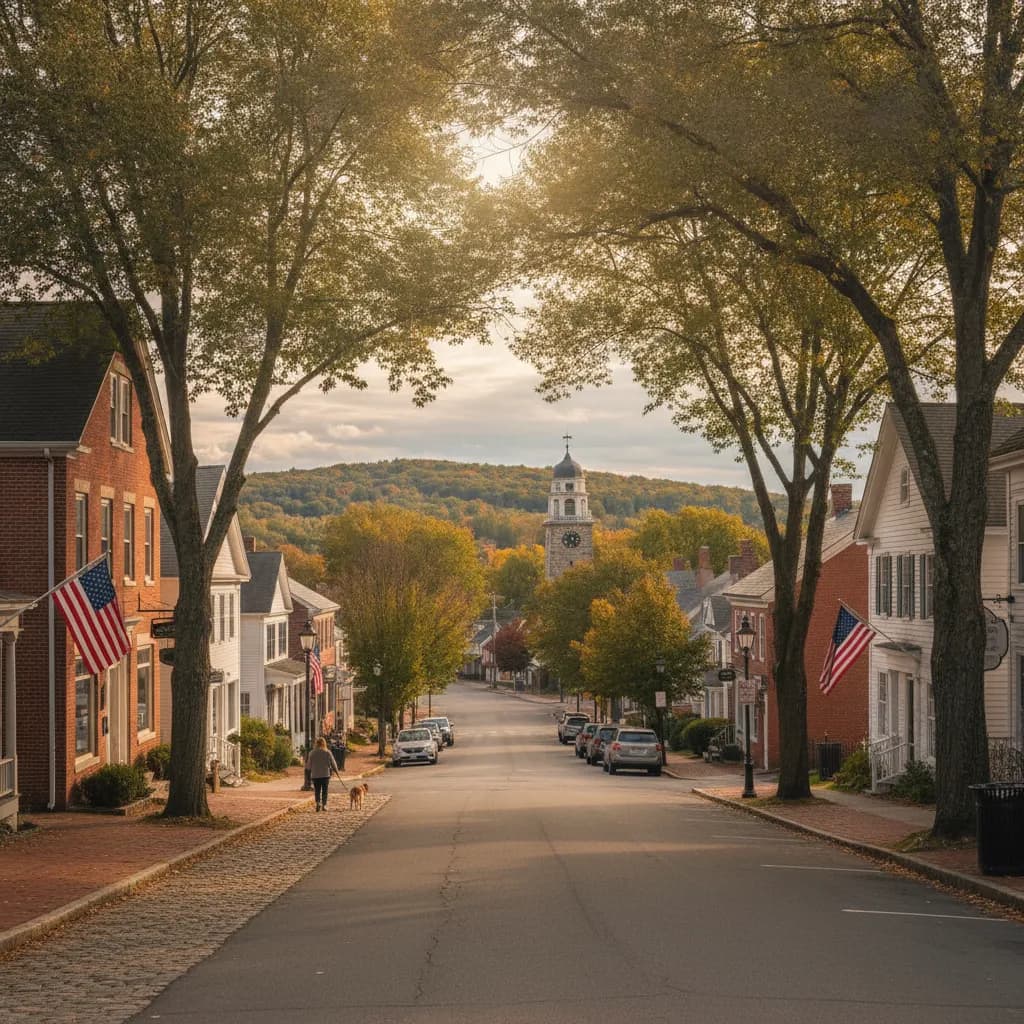 View of Plymouth, CT
