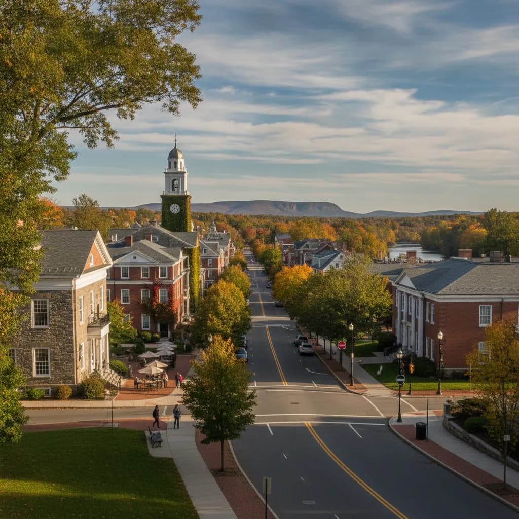 View of Quinnipiac University, CT