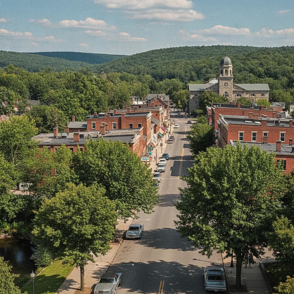 View of Rockville, CT