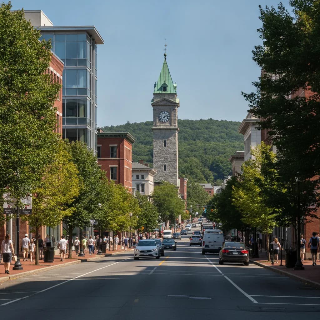 View of Stamford, CT