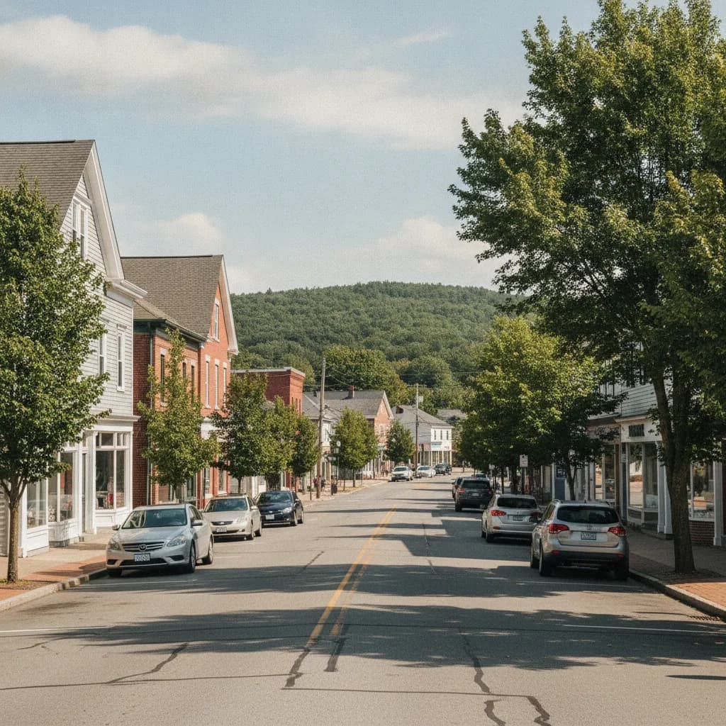 View of Terryville, CT