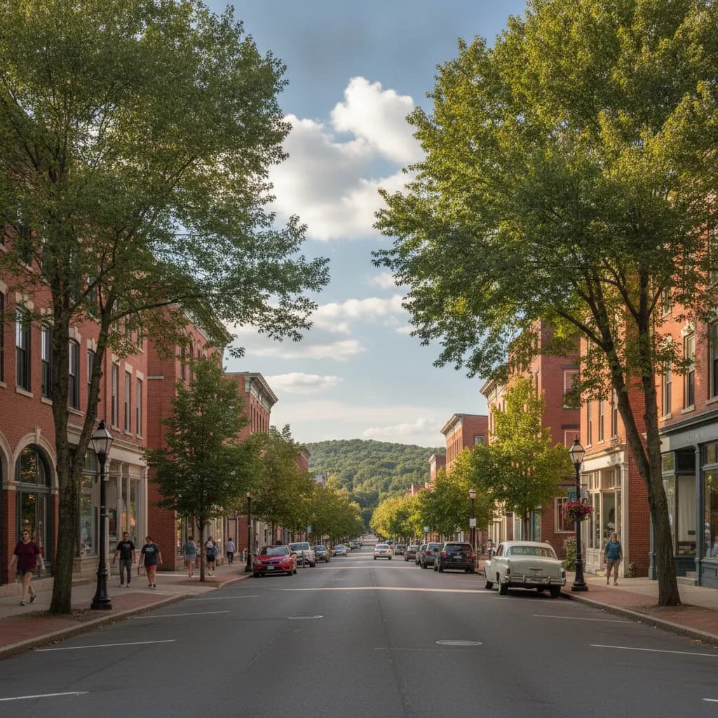View of Wallingford, CT
