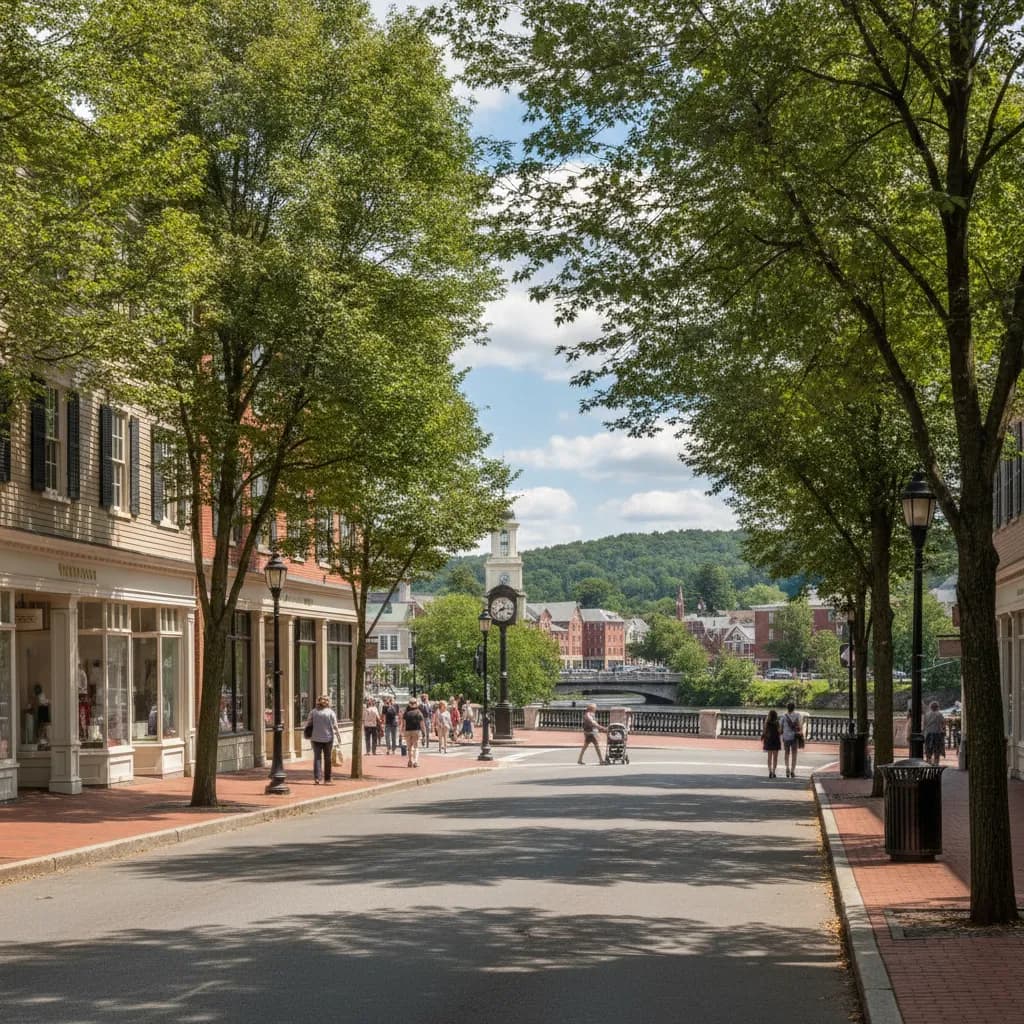 View of Westport, CT