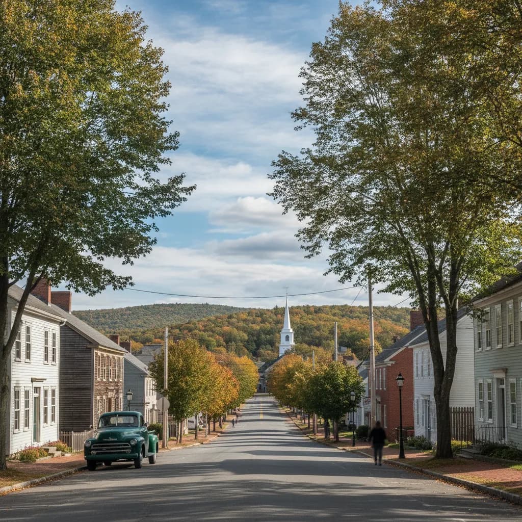 View of Willington, CT