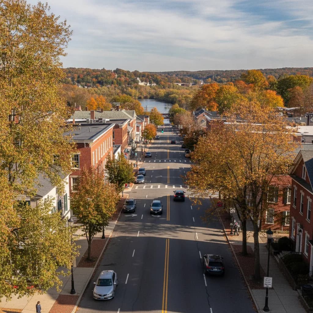 View of Windsor Locks, CT
