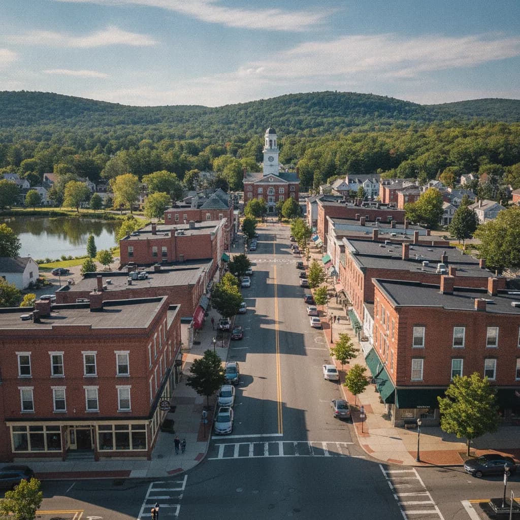 View of Winsted, CT
