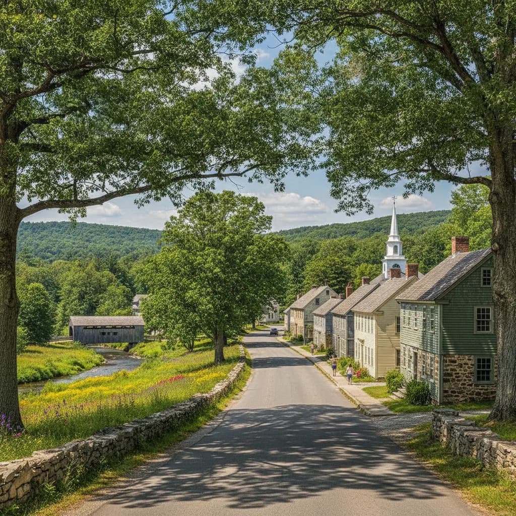 View of Woodstock, CT