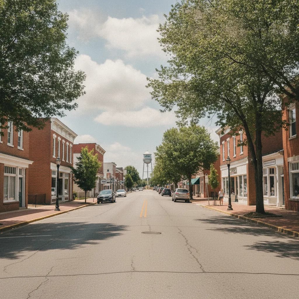 View of Harrington, DE