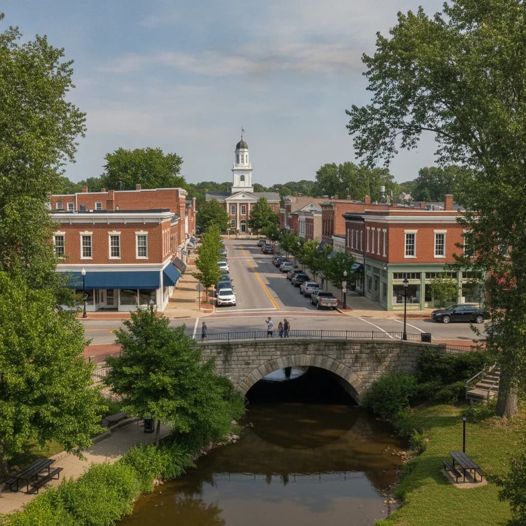 View of Milford, DE