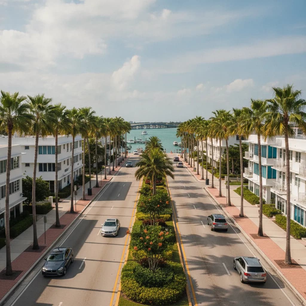View of Bay Harbor Islands, FL