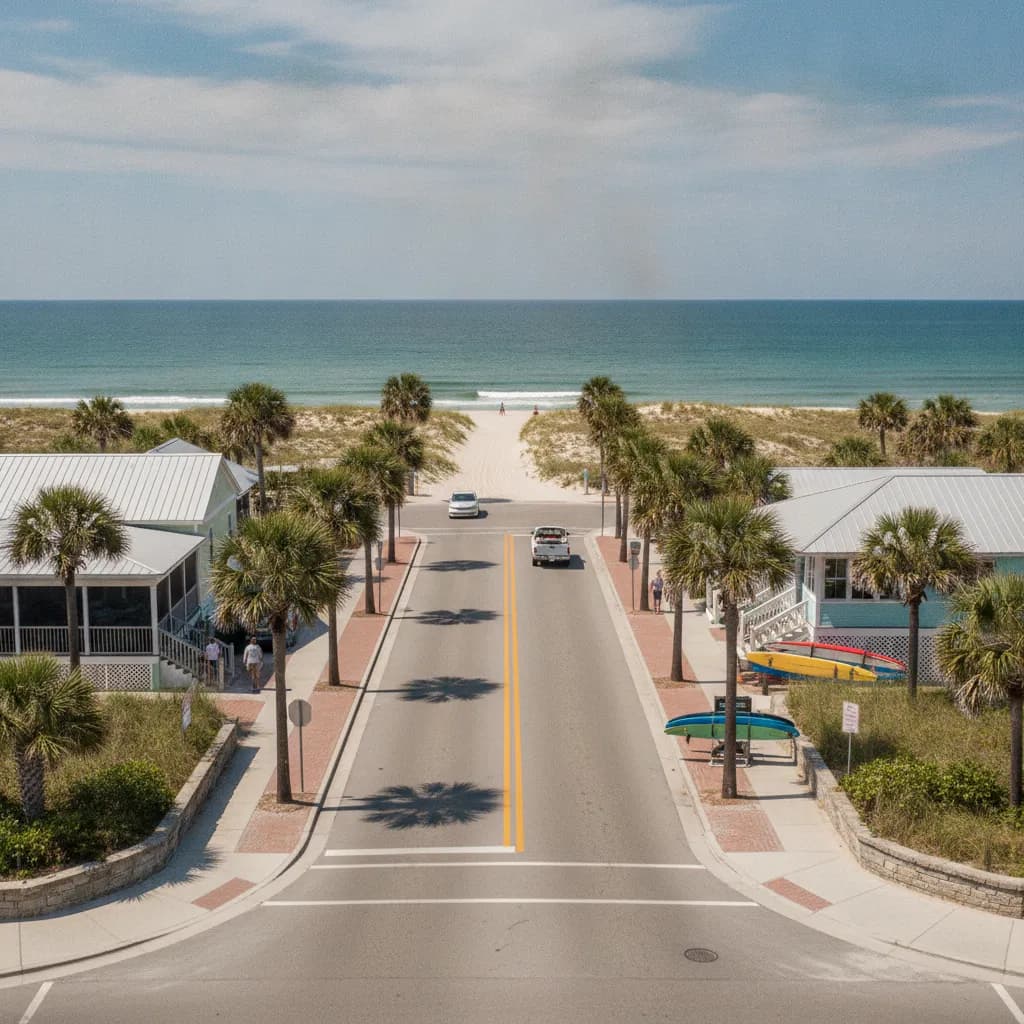 View of Butler Beach, FL