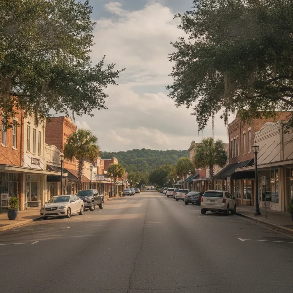 View of Chipley, FL