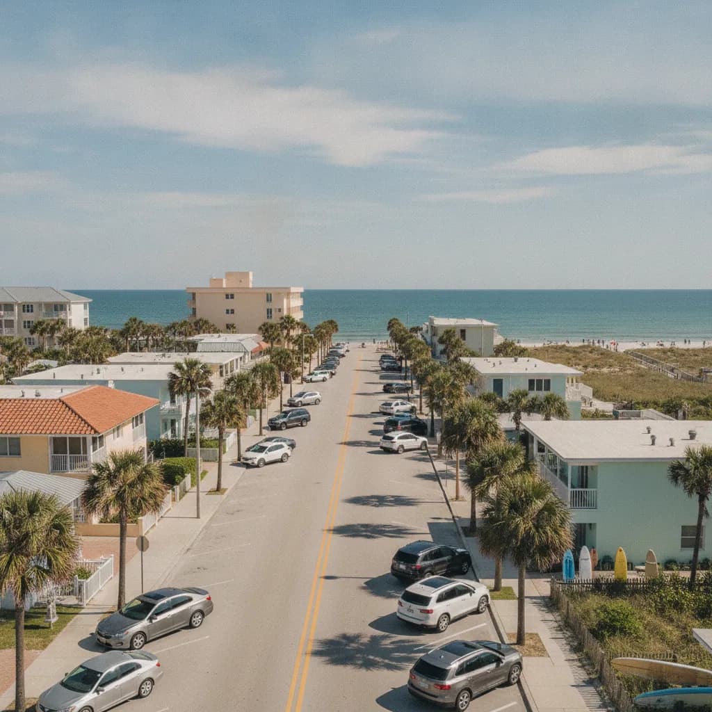 View of Cocoa Beach, FL