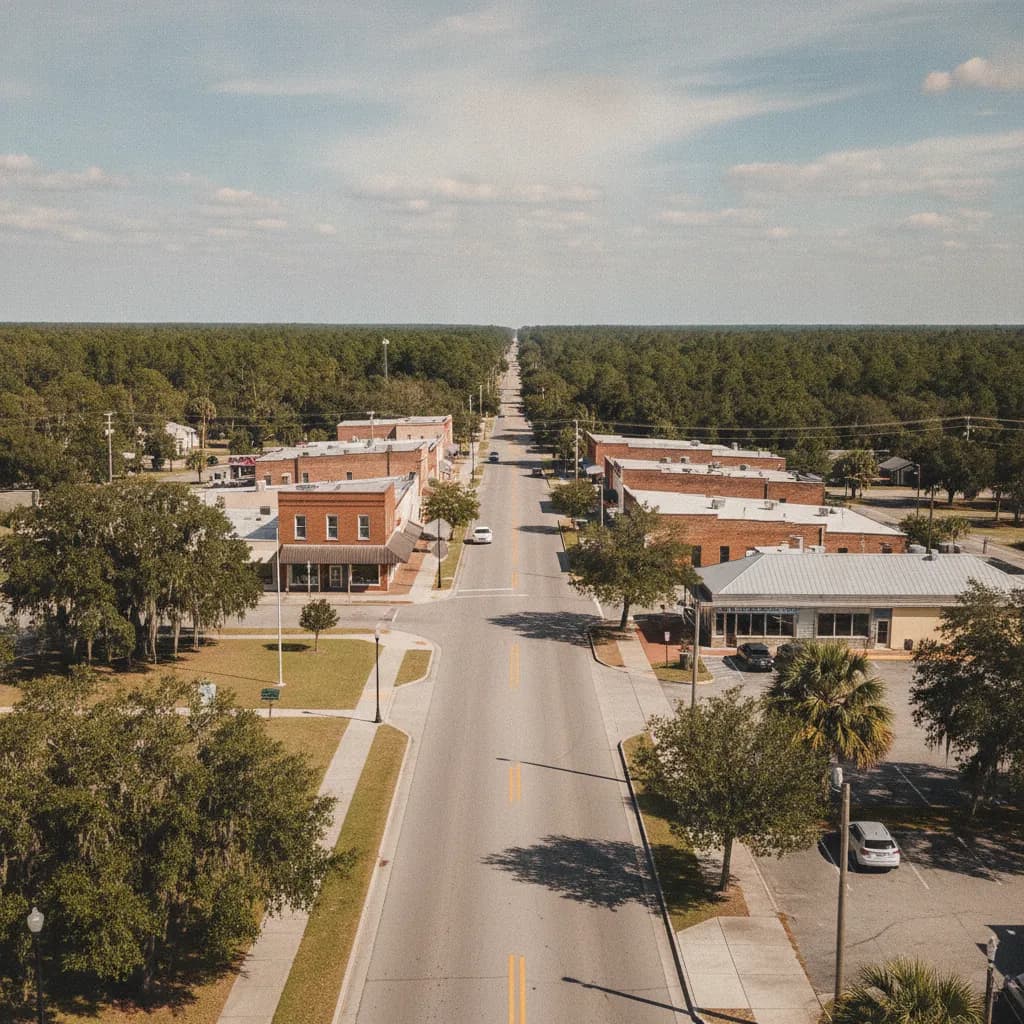 View of Crawfordville, FL