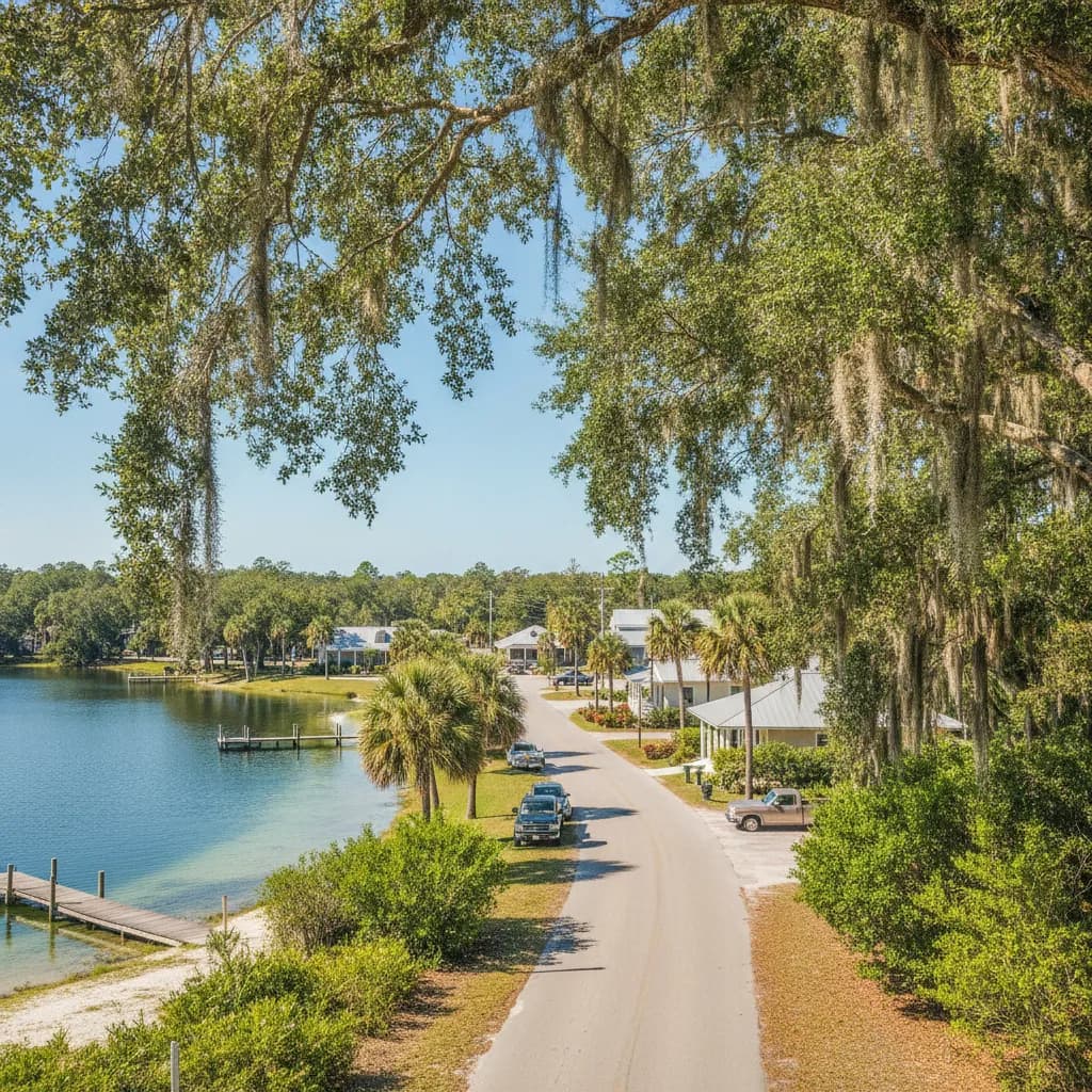 View of Crystal Lake, FL