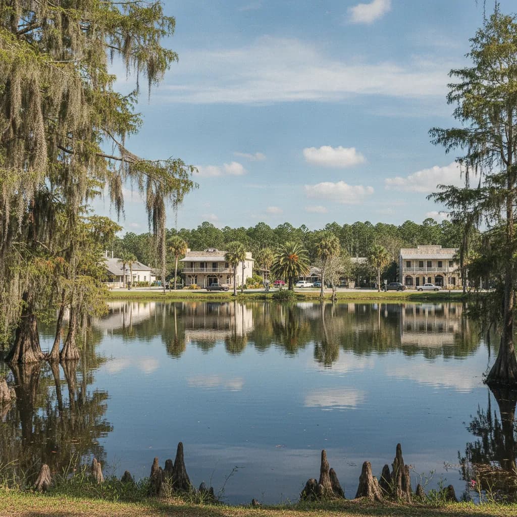 View of Cypress Lake, FL
