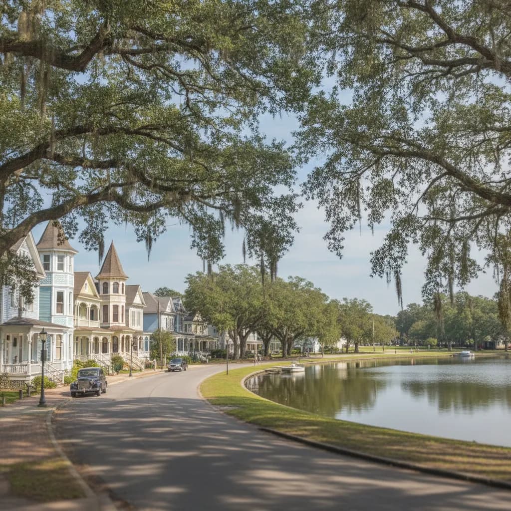 View of DeFuniak Springs, FL