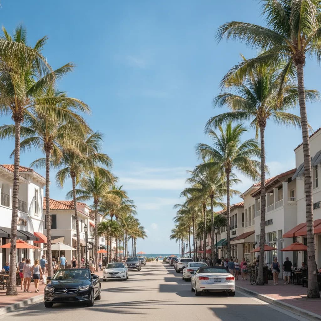 View of Delray Beach, FL