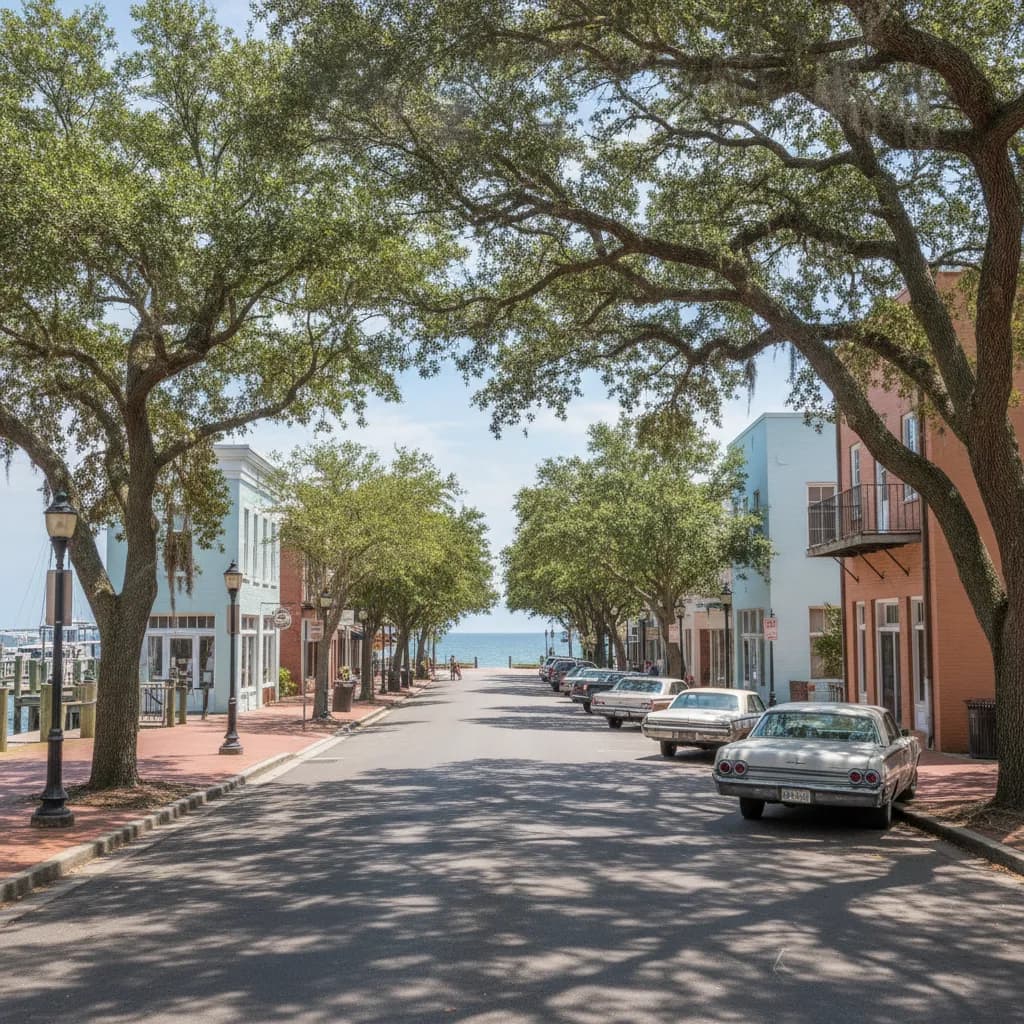 View of Fernandina Beach, FL