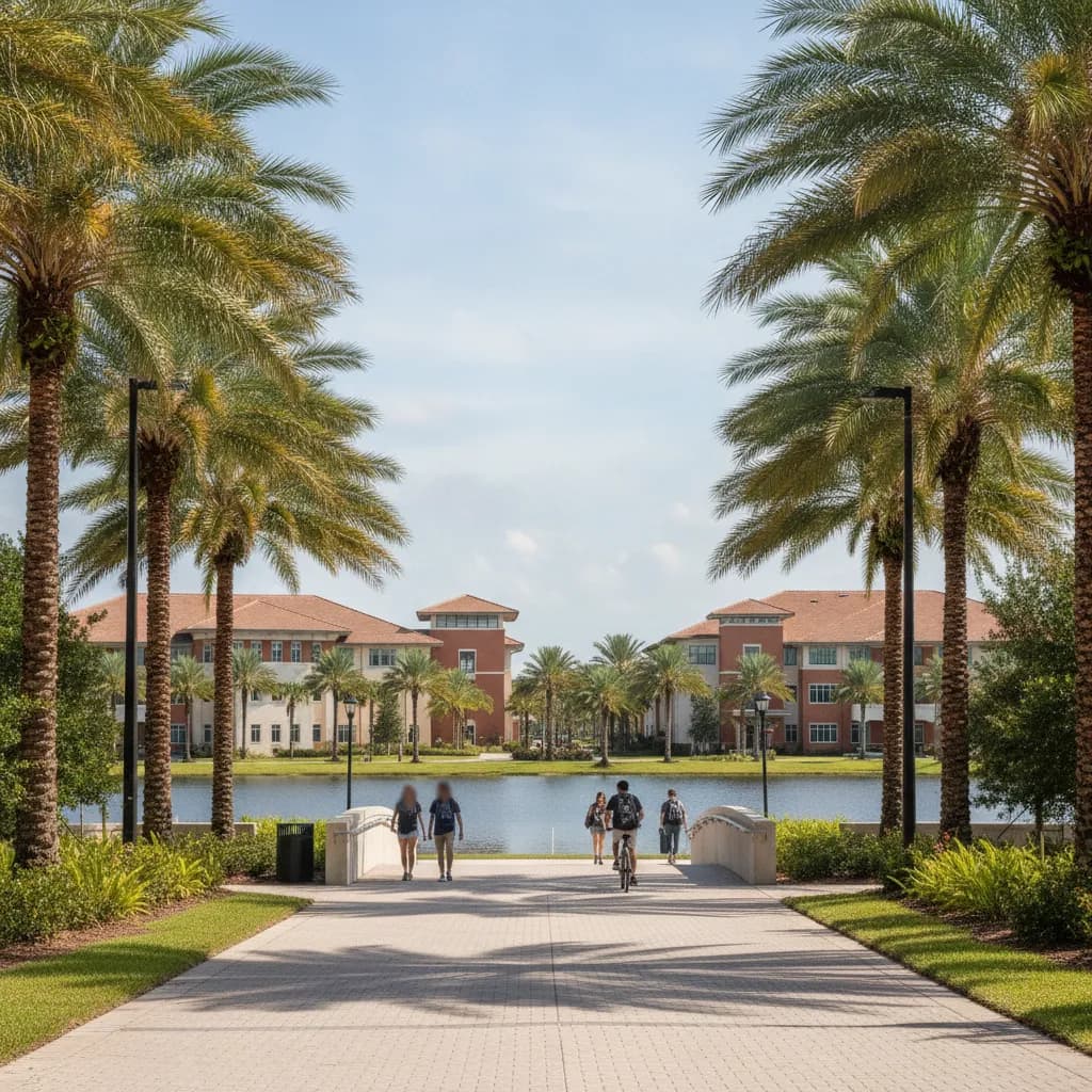 View of Florida Gulf Coast University, FL
