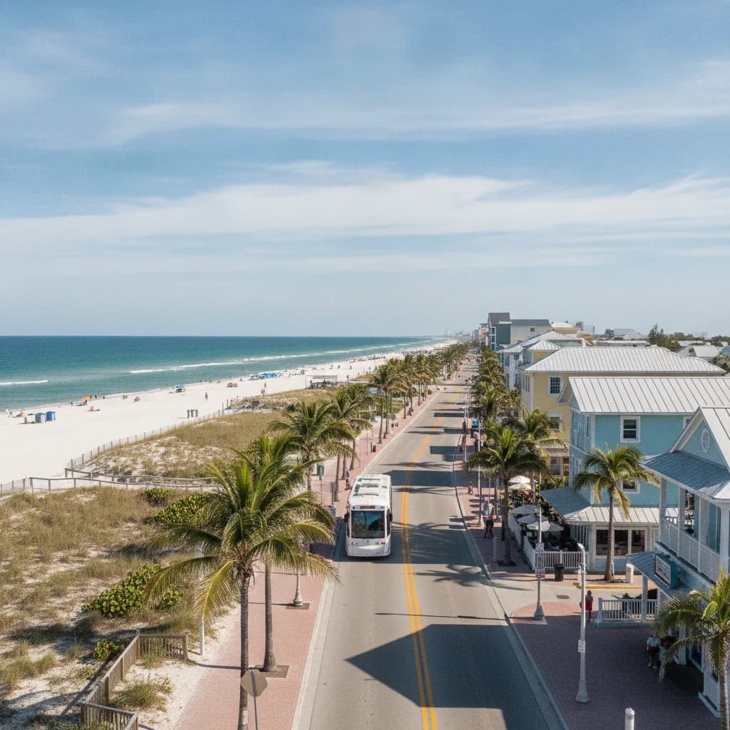 View of Fort Myers Beach, FL