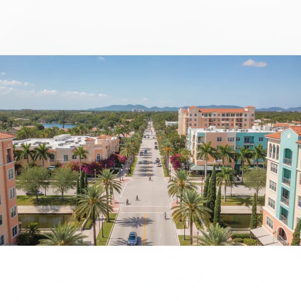 View of Fountainebleau, FL