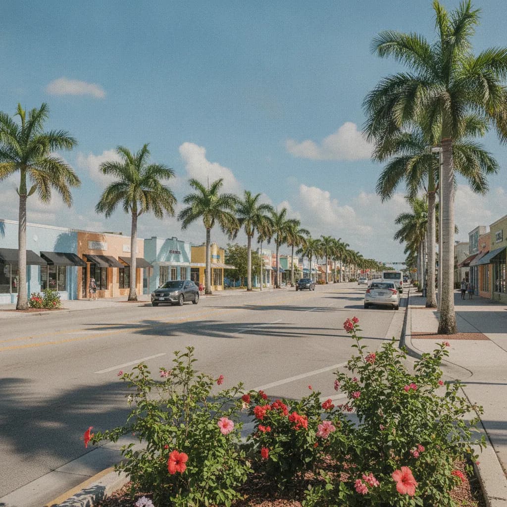 View of Golden Gate, FL
