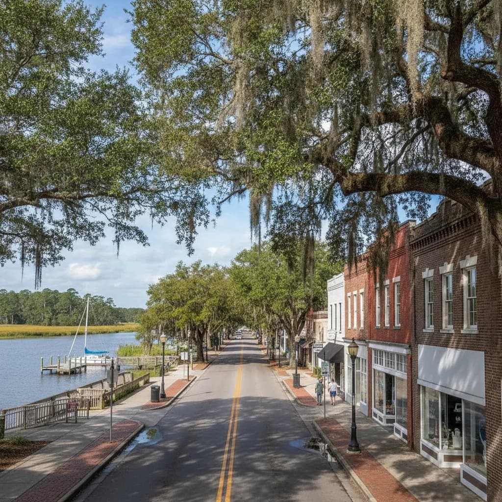 View of Green Cove Springs, FL