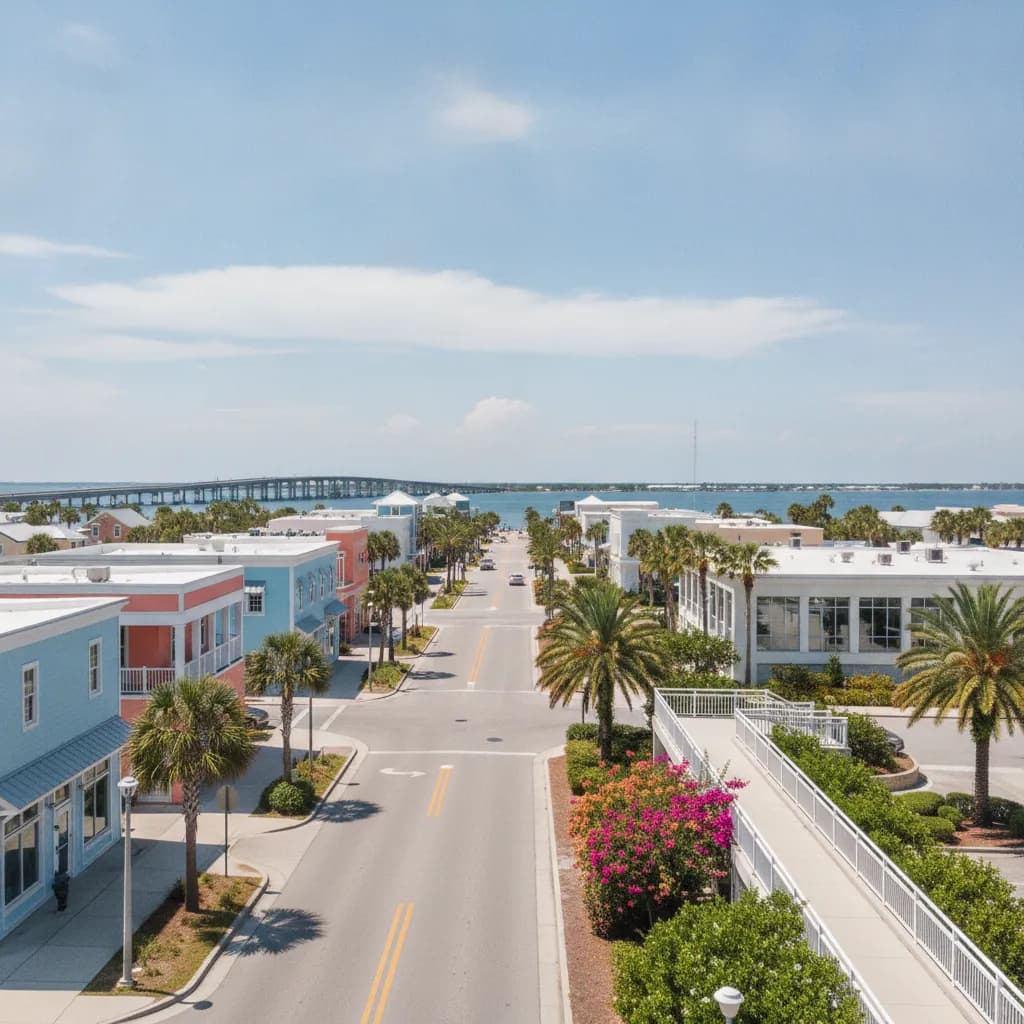 View of Gulf Breeze, FL
